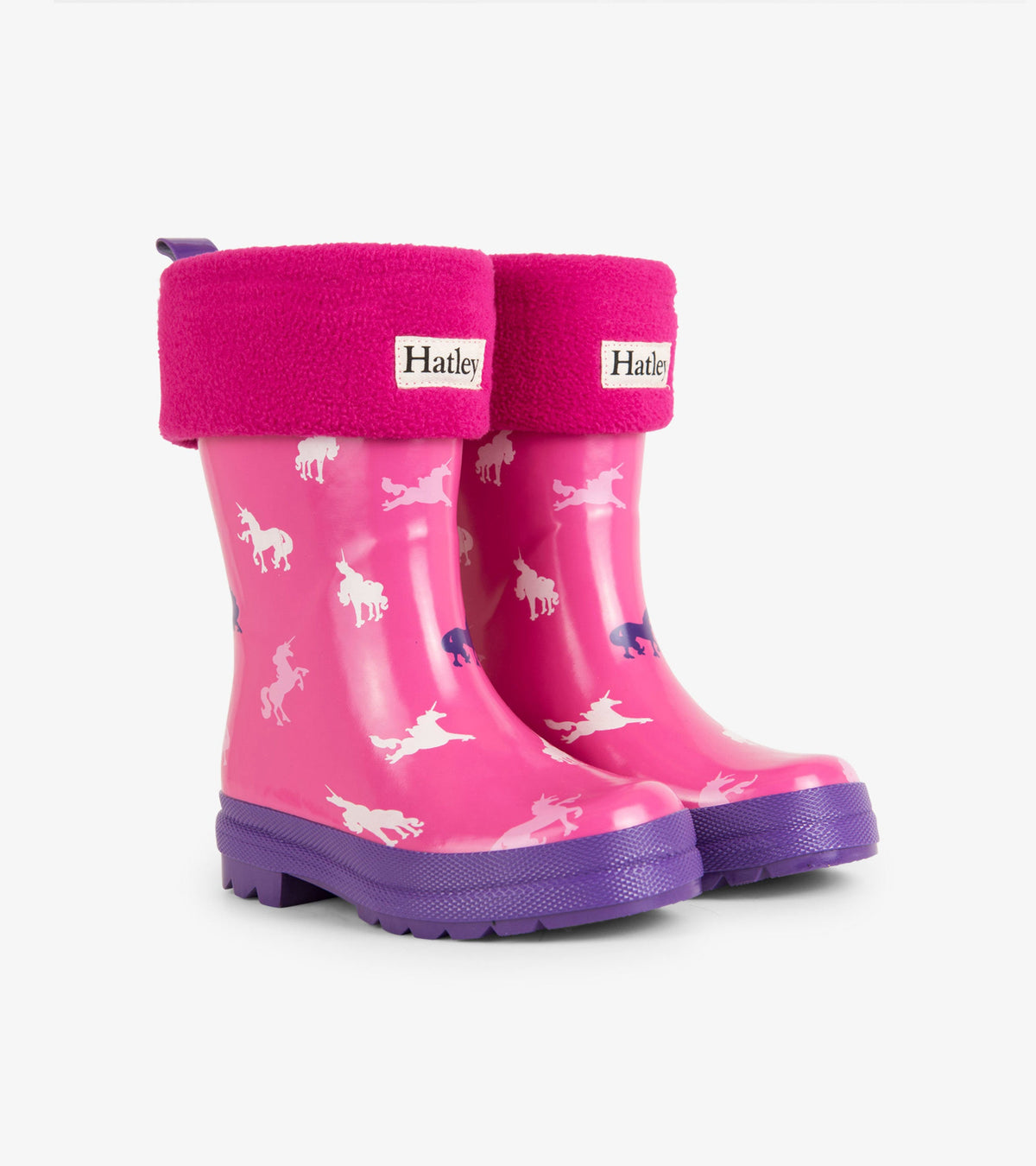 Magenta Kids Boot Liners - Hatley Girls