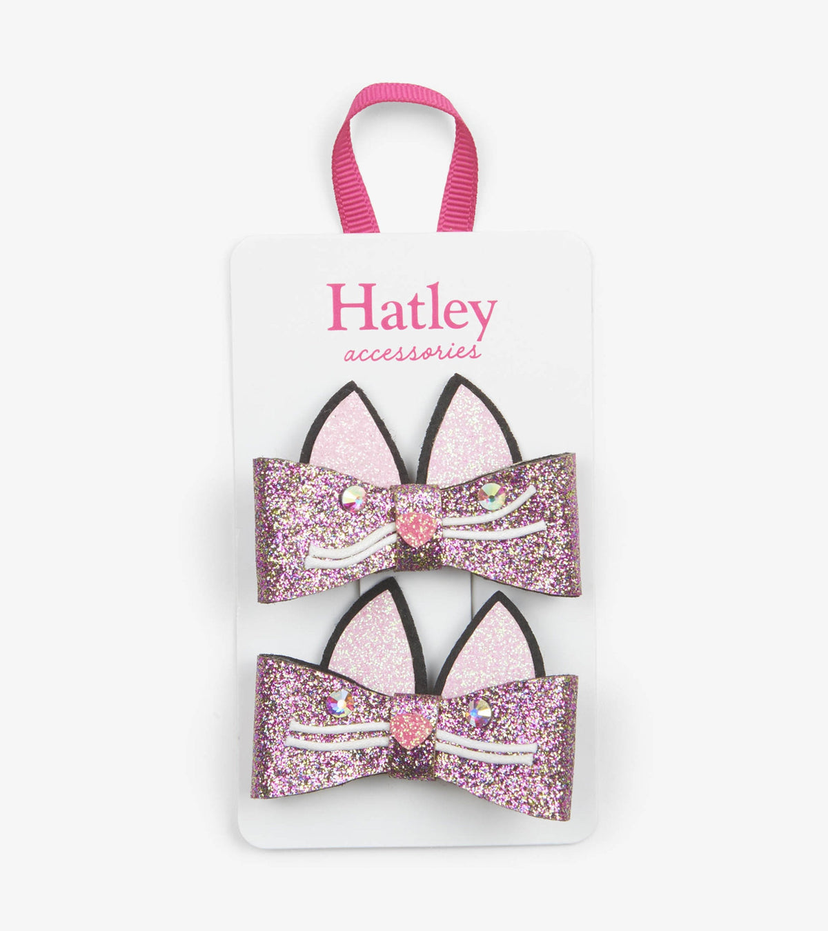 Glitter Kitties Hair Clips - Hatley Girls