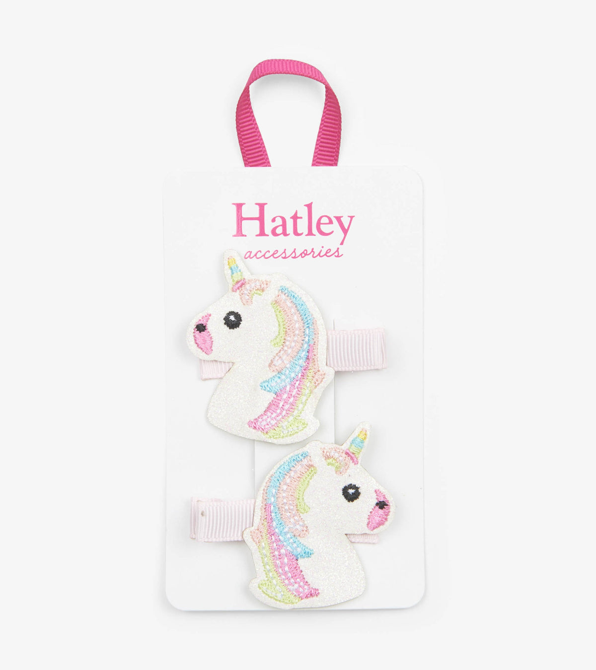 Glitzy Unicorns Glitter Hair Clips - Hatley Girls