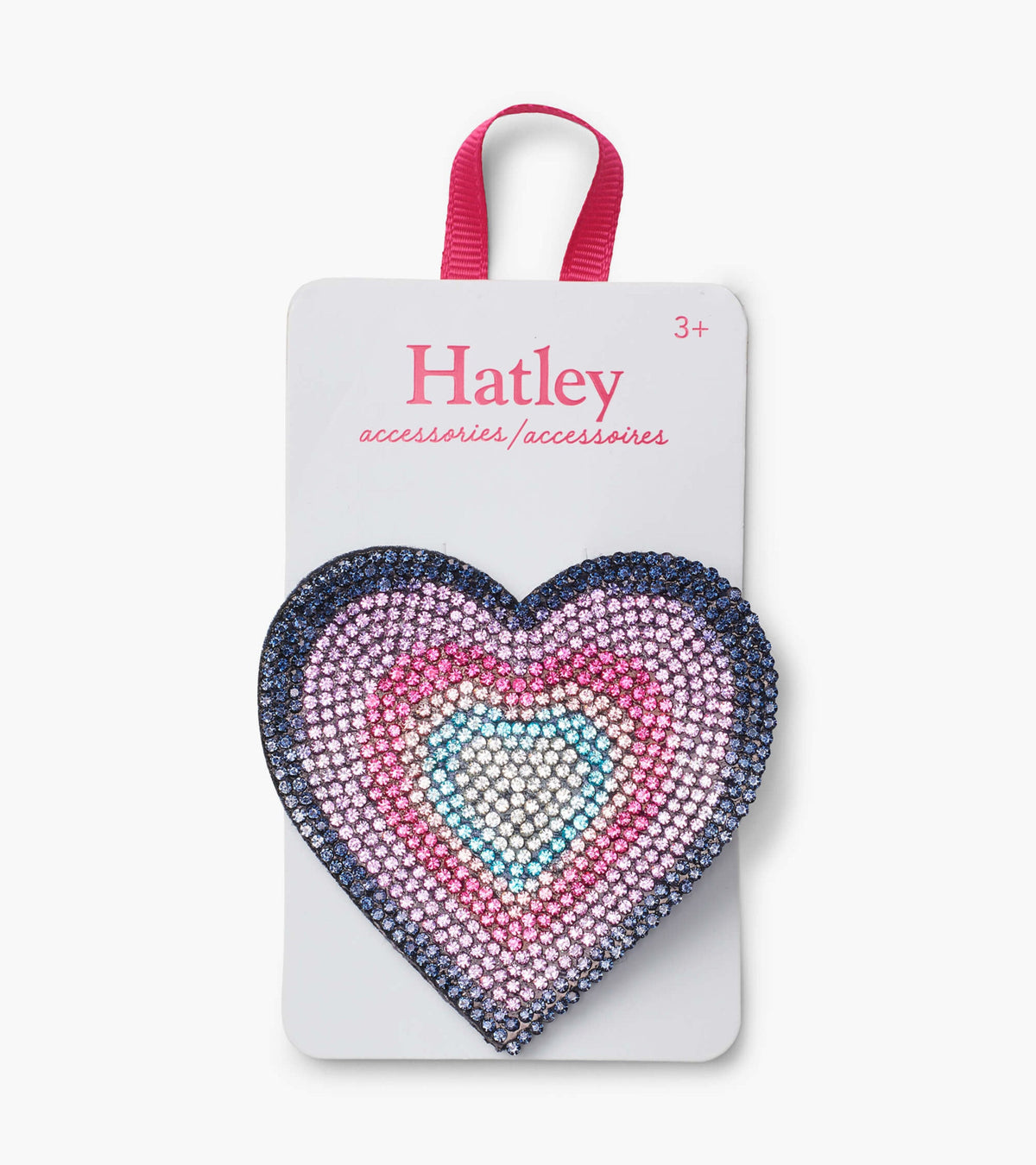 Colorful Heart Large Hair Clip - Hatley Girls