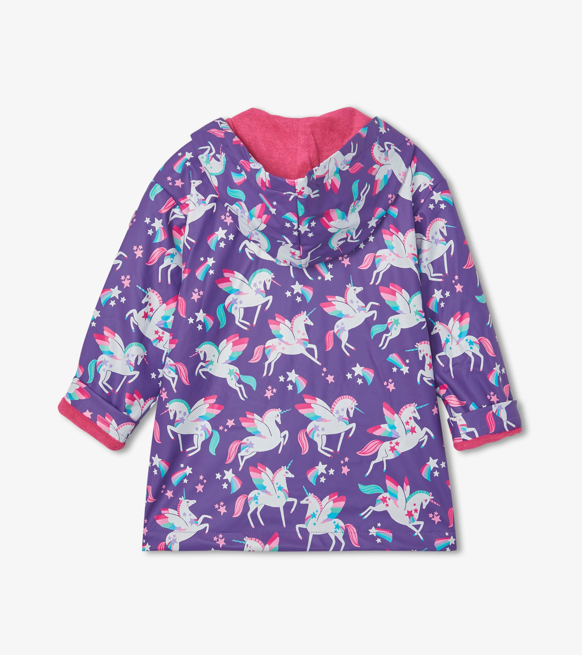 Girls Unicorn Button-Up Raincoat - Hatley Girls