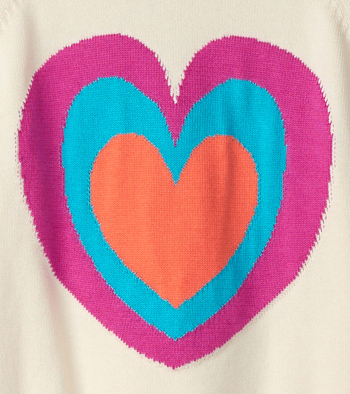 Girls Layered Hearts Sweater - Hatley Girls