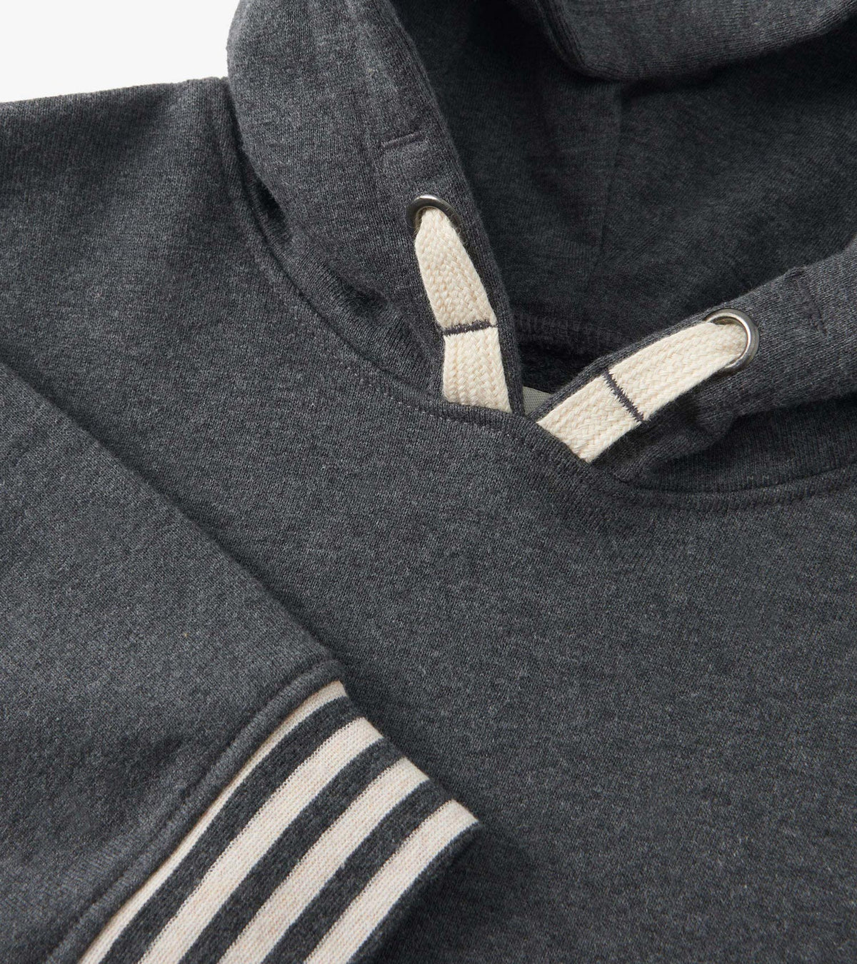 Boys Charcoal Melange Pullover Hoodie - Hatley Boys