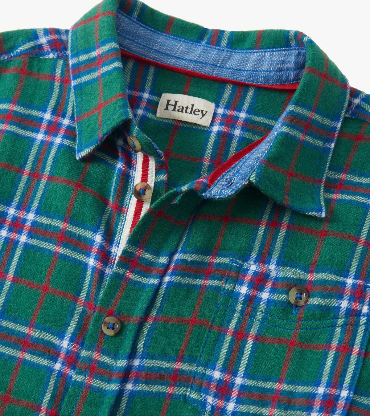 Boys Holiday Plaid Button Down Shirt - Hatley Boys