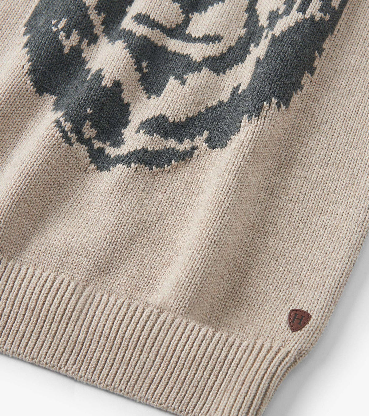 Boys Oatmeal Bear Crew Neck Sweater - Hatley Boys