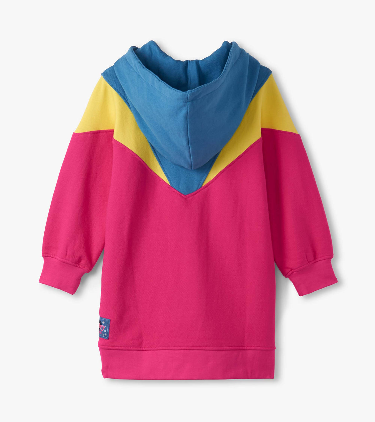 Girls Half-Zip Retro Color Block Dress - Hatley Girls