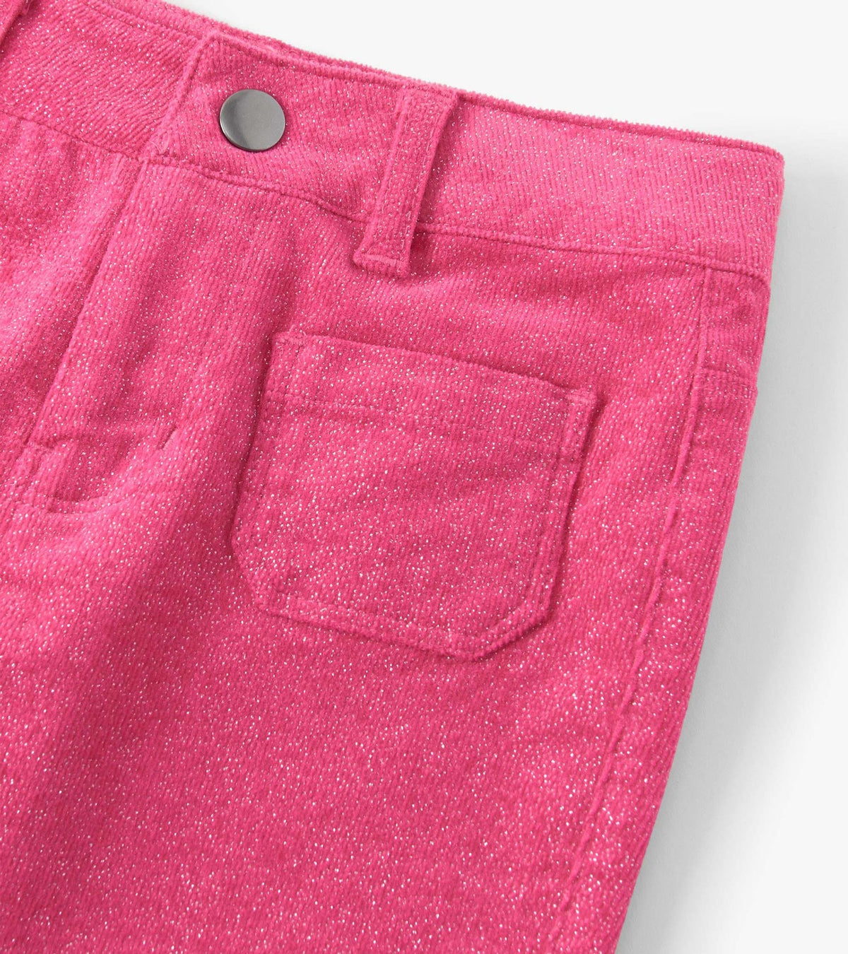 Girls Raspberry Rose Patch Pocket Flared Pants - Hatley Girls