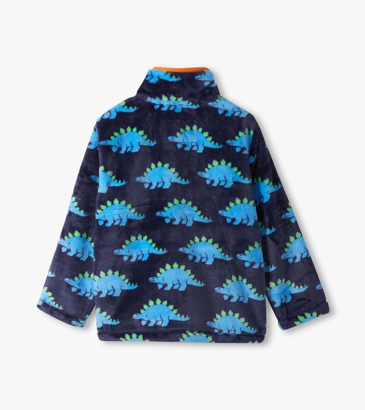 Boys Stegosaurus Fuzzy Fleece Zip-Up Jacket - Hatley Boys