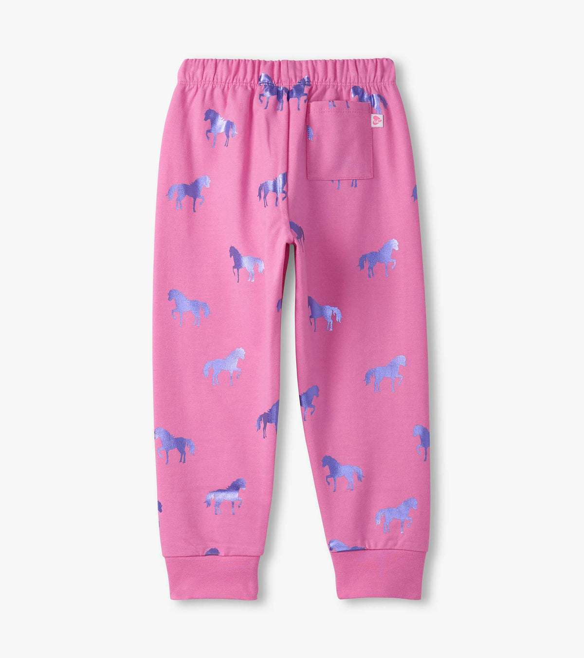 Girls Shimmer Horses Cuffed Track Pants - Hatley Girls
