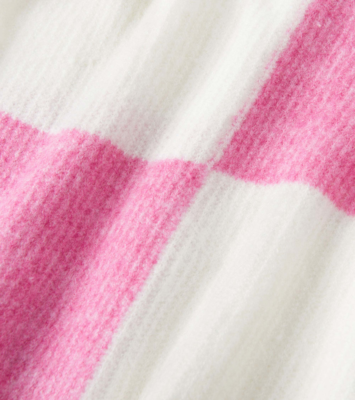 Girls Sea Pink Check Drop Shoulder Sweater - Hatley Girls