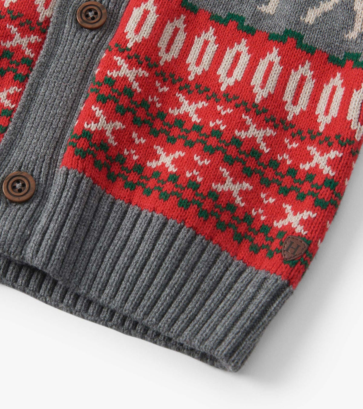 Boys Winter Elk Shawl Collar Cardigan - Hatley Boys