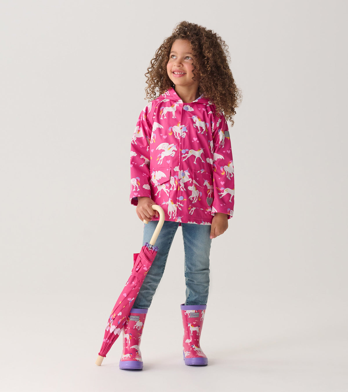 Rainbow Unicorns Rain Boots - Hatley Girls
