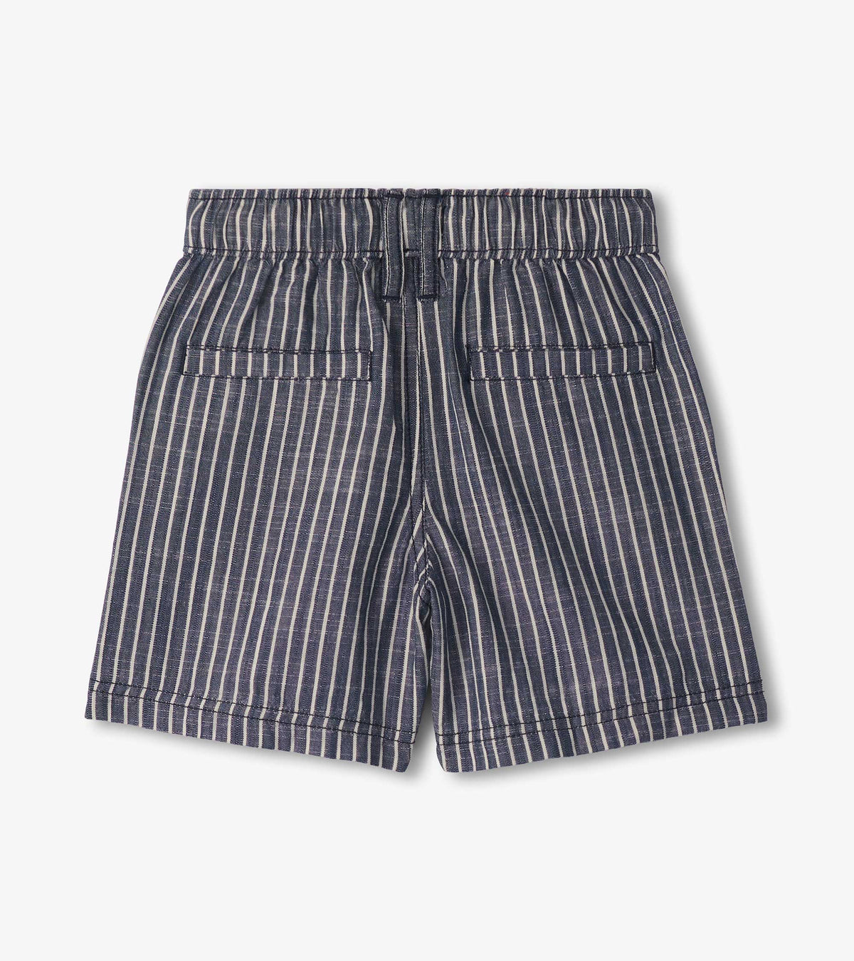 Boys Striped Blue Woven Shorts - Hatley Boys