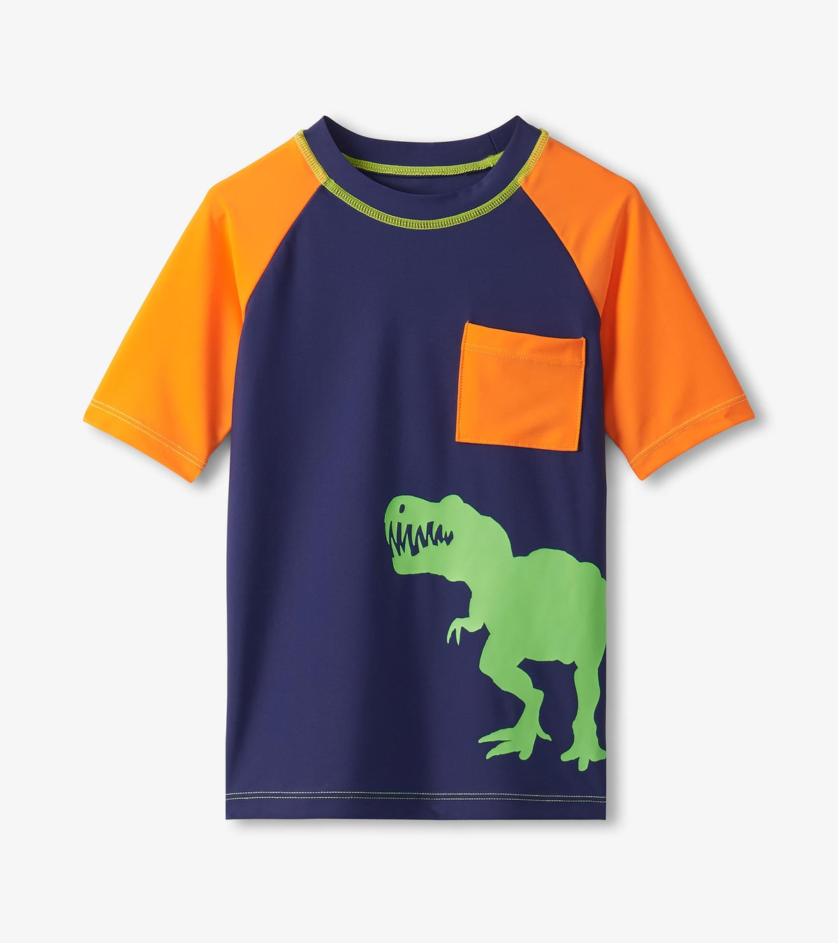 Boys Colorblock Dino Short Sleeve Rashguard - Hatley Boys