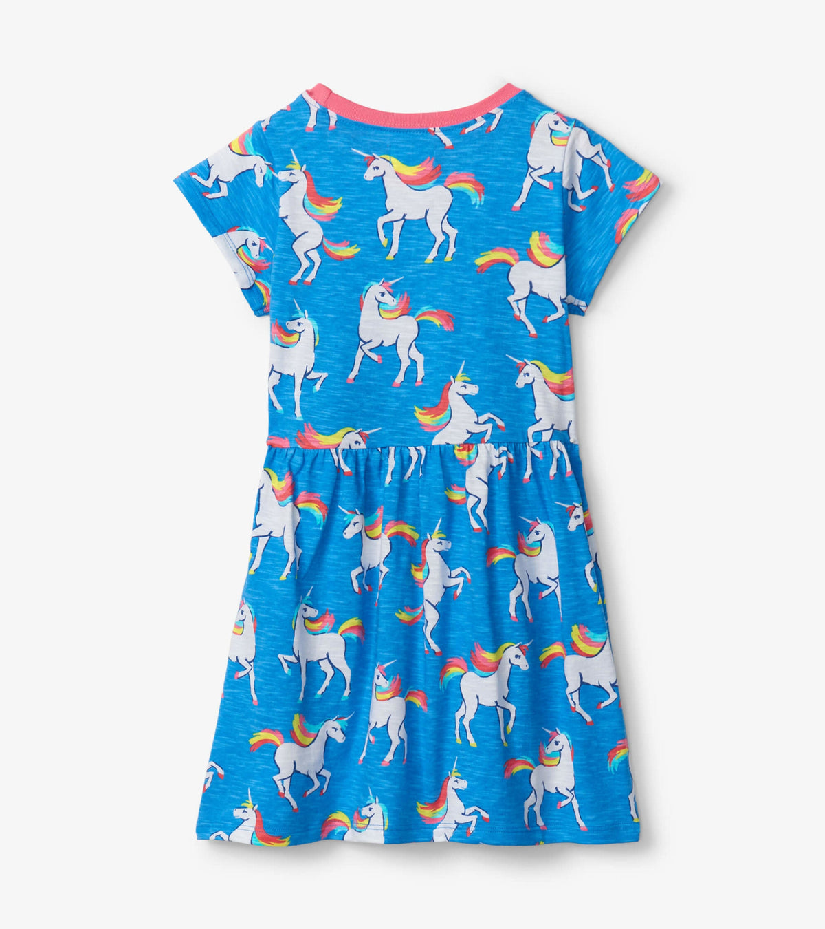 Unicorn Sky Dance Short Sleeved Skater Dress - Hatley Girls