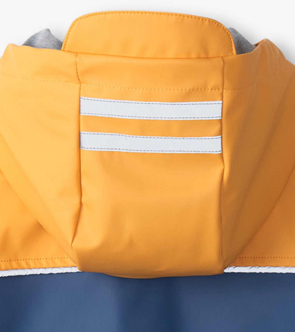 Kids Yellow & Navy Zip-Up Rain Jacket - Hatley Boys|Girls
