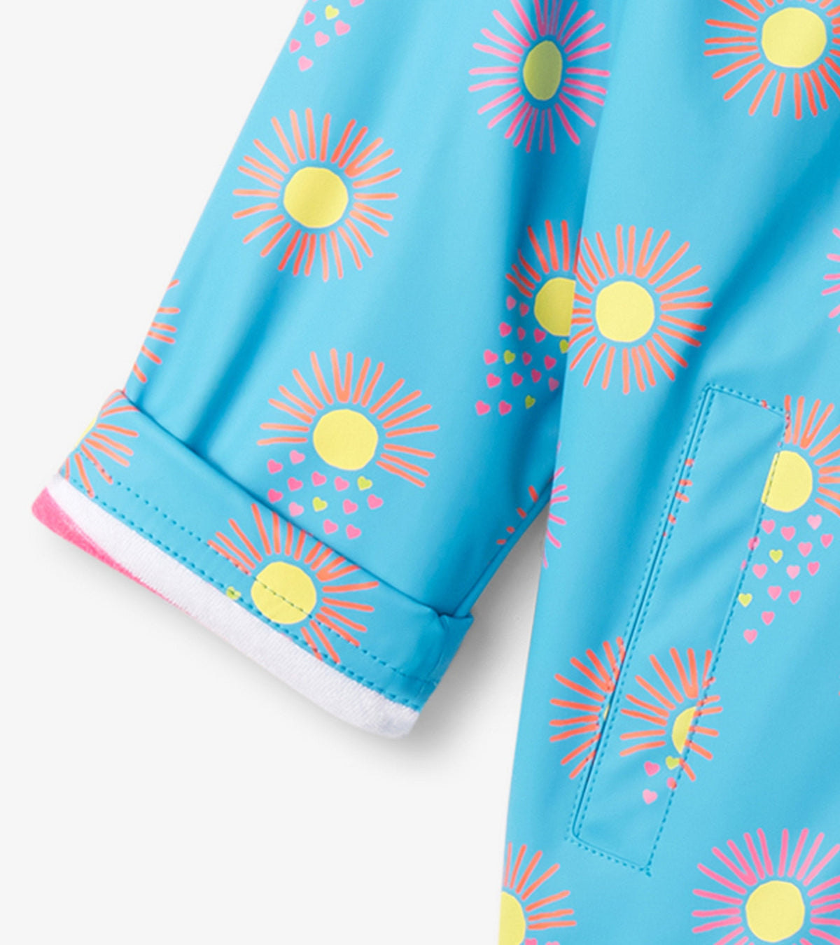 Girls Sunrays Zip-Up Rain Jacket - Hatley Girls