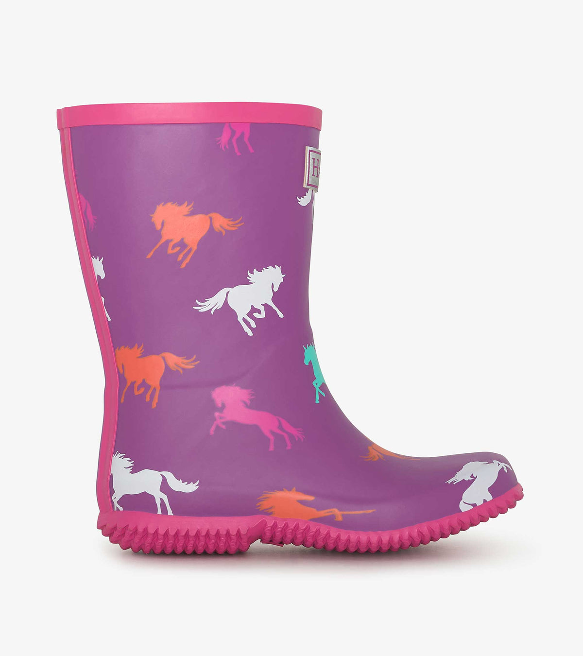 Girls Leaping Horses Packable Rain Boots - Hatley Girls
