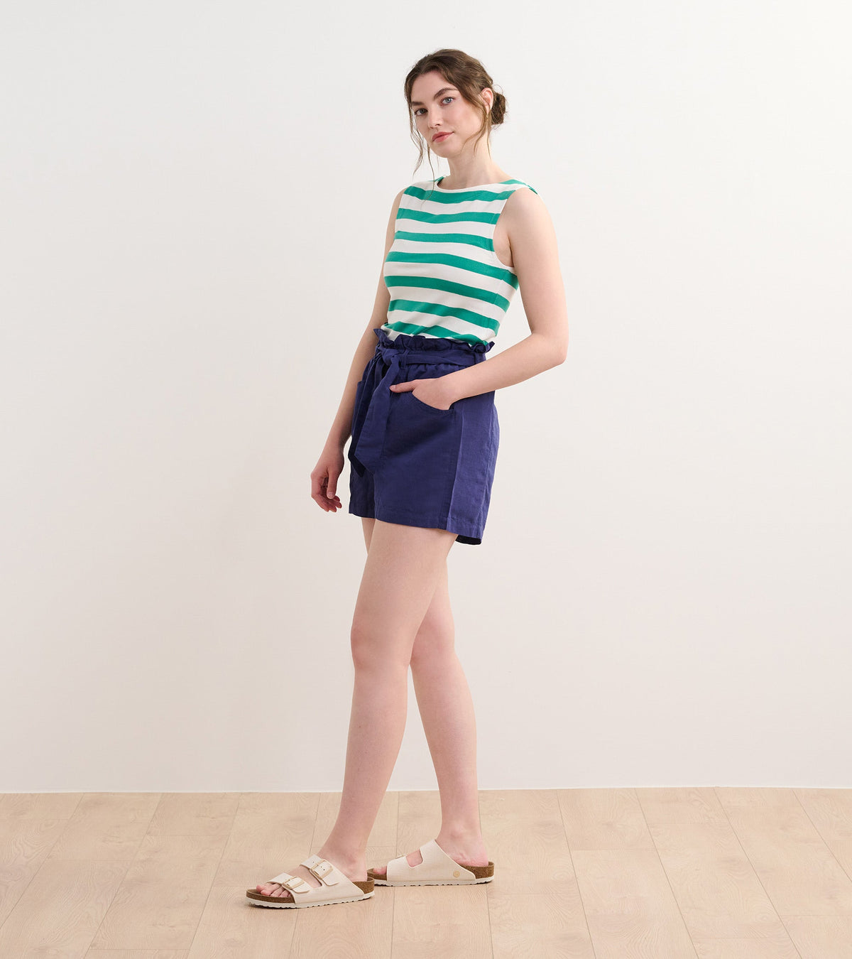 Everyday Tank - Sea Green Stripes - Hatley Women