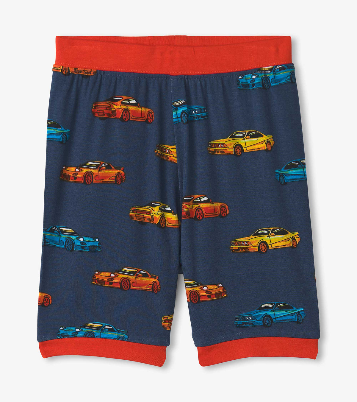 Boys Sport Cars Bamboo Short Pajama Set - Hatley Boys