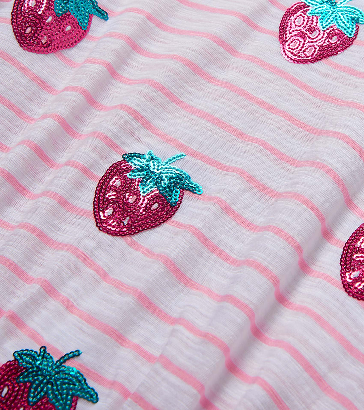Girls Strawberry Stripes Cinched Waist Dress - Hatley Girls