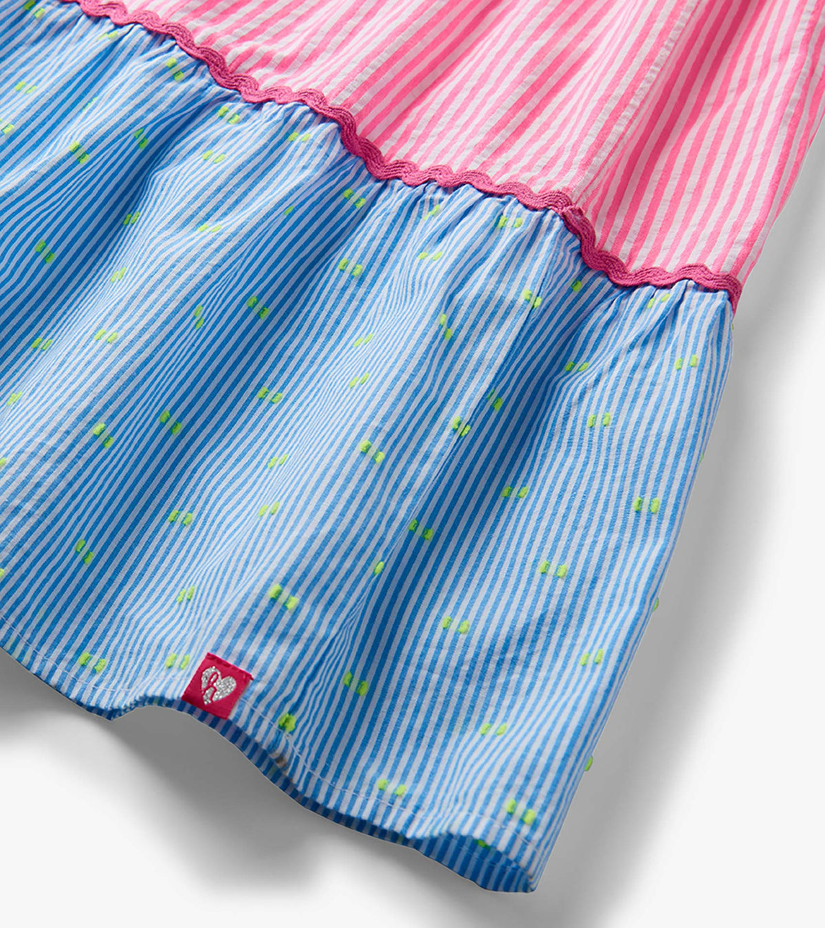 Girls Mixed Seersucker Strappy Midi Dress - Hatley Girls