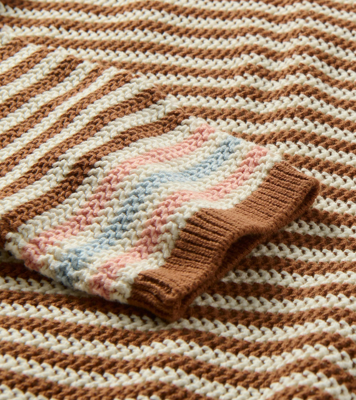 Pointelle Stripe Sweater - Neutral - Hatley Women