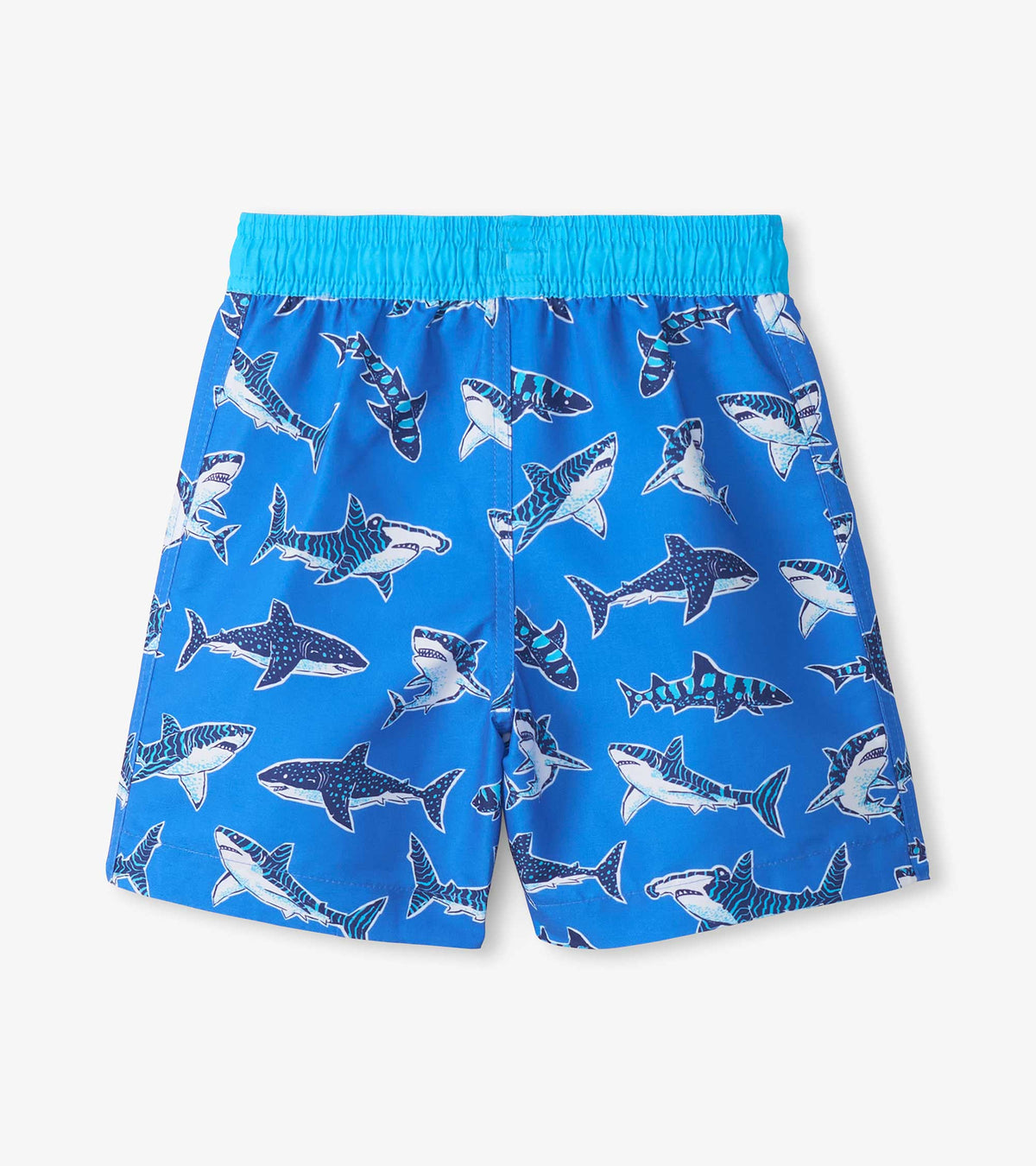 Boys Patterned Sharks Swim Trunks - Hatley Boys