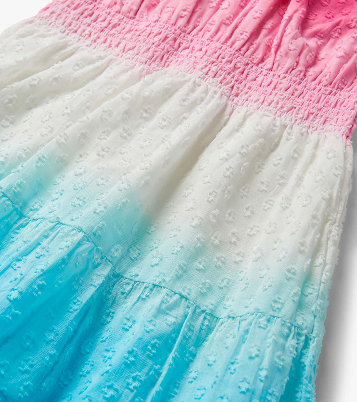Girls Summer Garden Dip Dye Gathered Dress - Hatley Girls