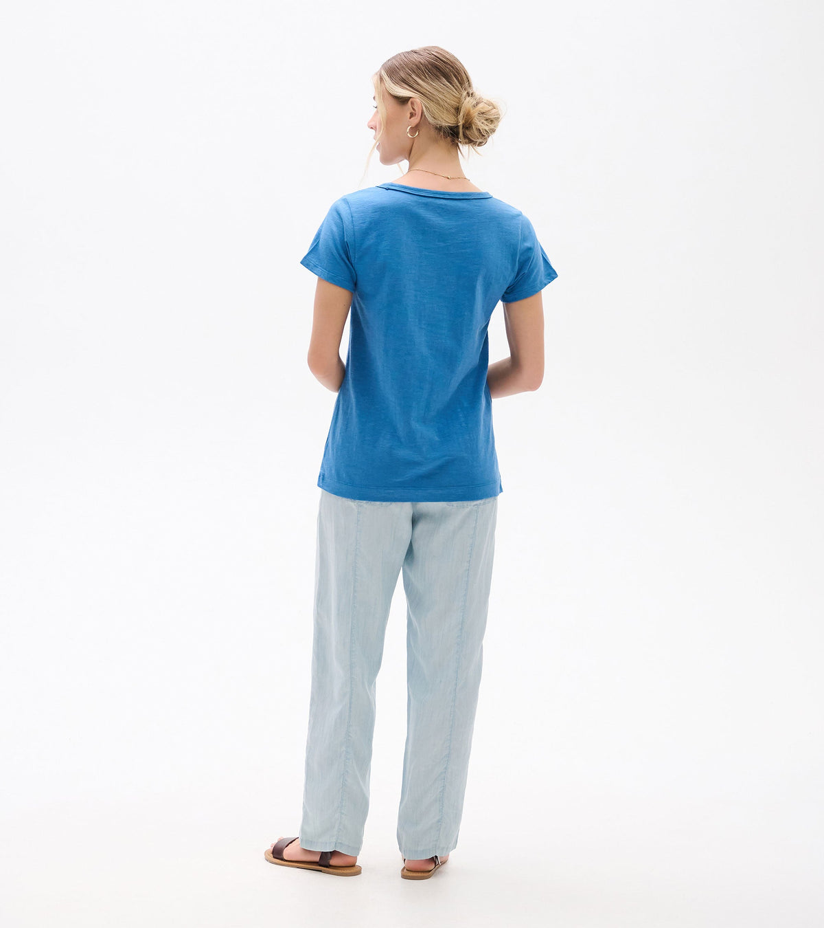 Essential Crew Neck Tee - Star Sapphire - Hatley Women