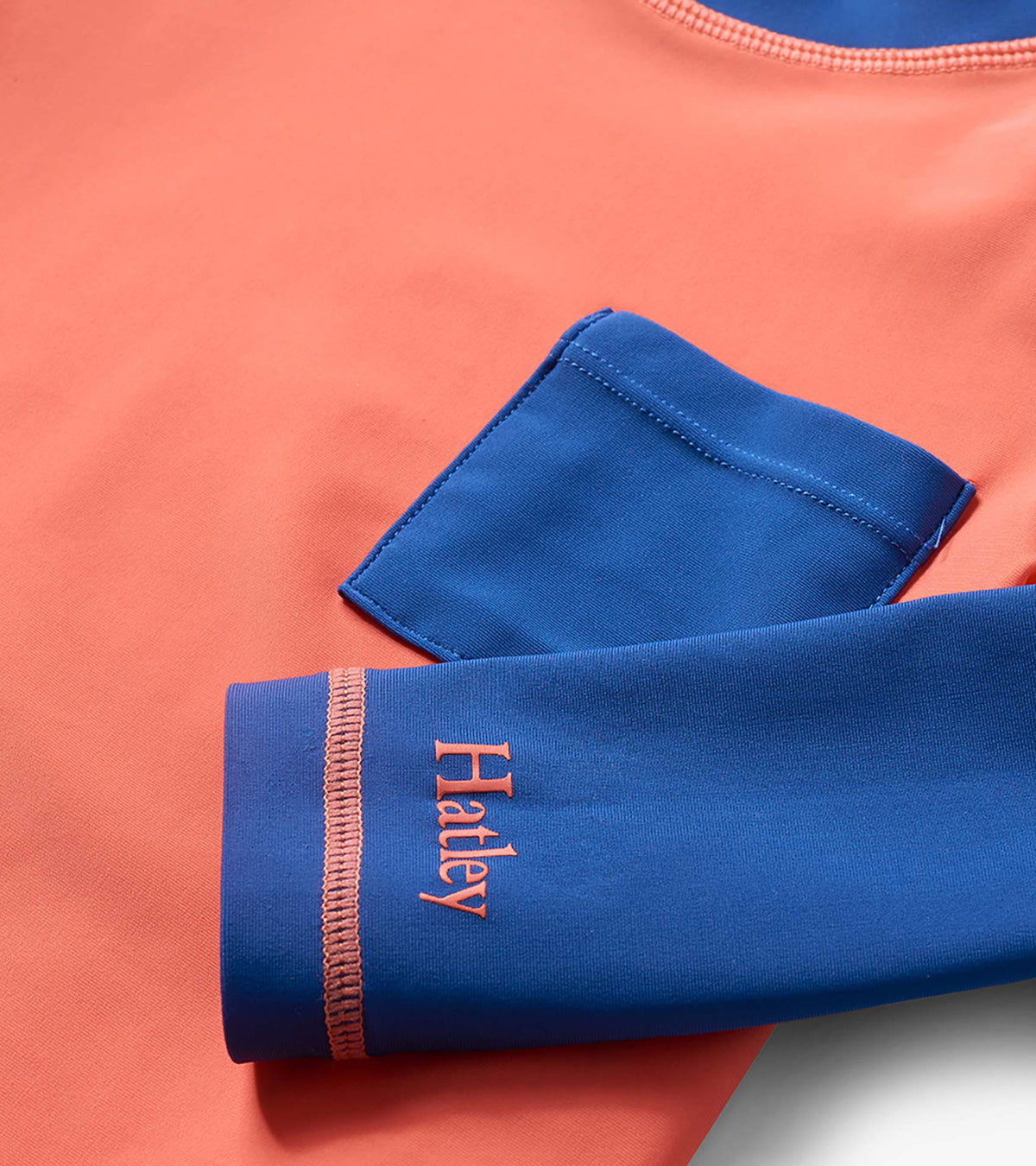Boys Coral & Navy Long Sleeve Rashguard - Hatley Boys
