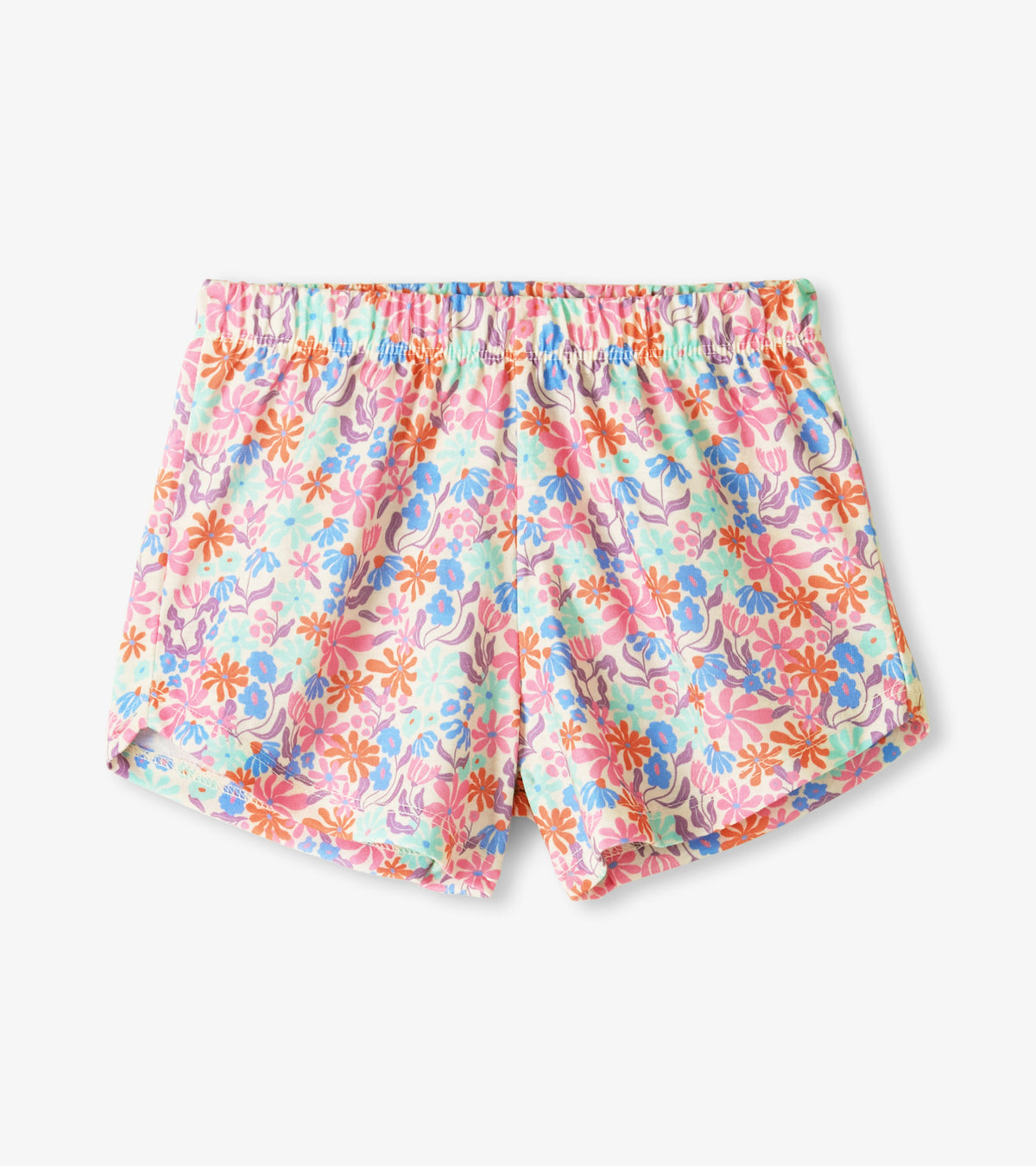 Girls Whimsical Flowers Short Sleep Set - Hatley Girls
