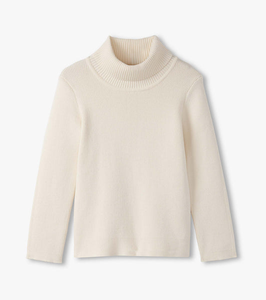 Girls Cream Turtleneck - Hatley Girls