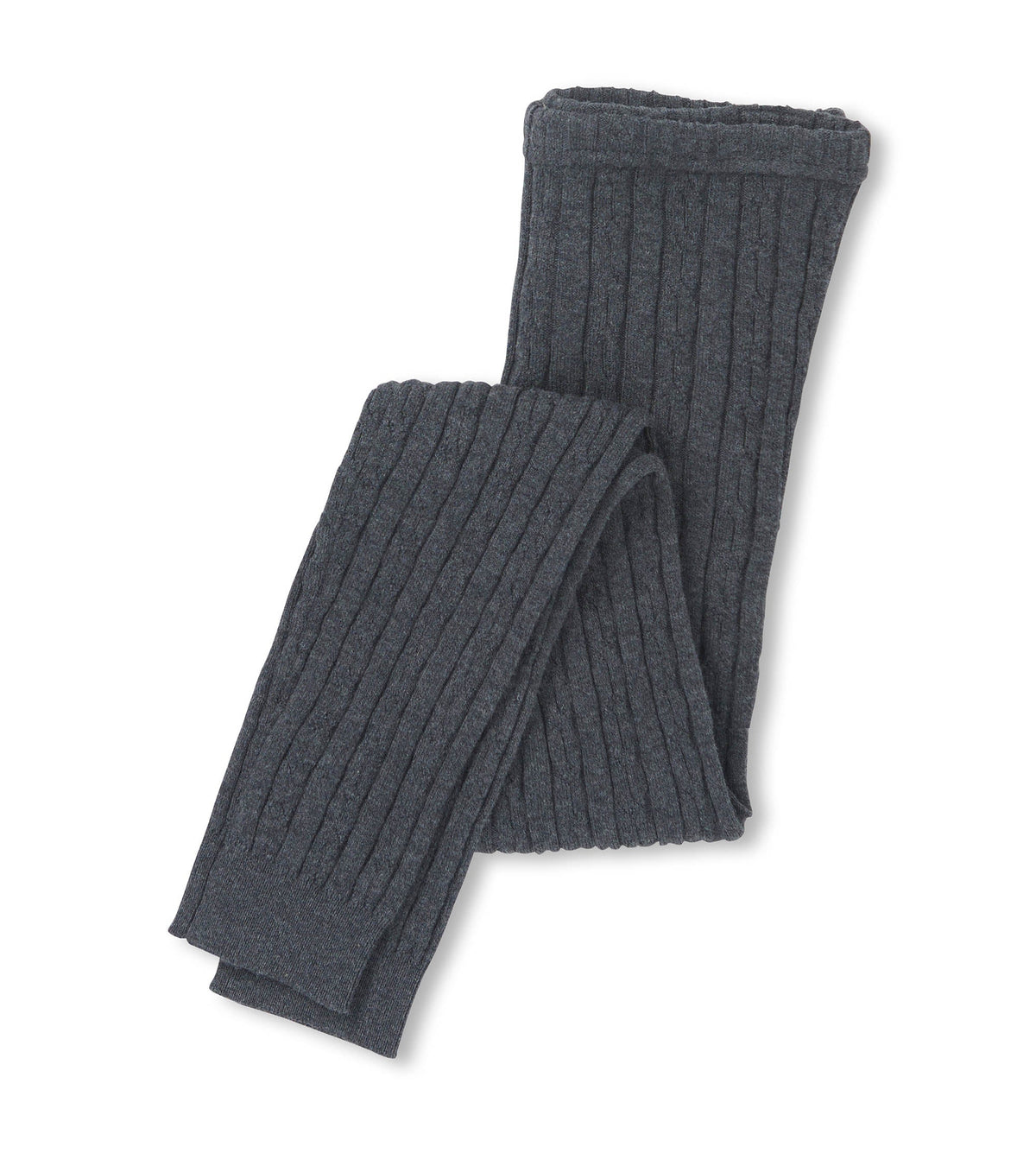 Girls Charcoal Cable Knit Tights - Hatley Girls
