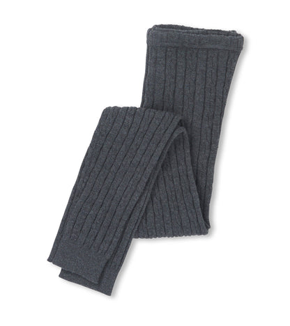 Girls Charcoal Cable Knit Tights - Hatley Girls