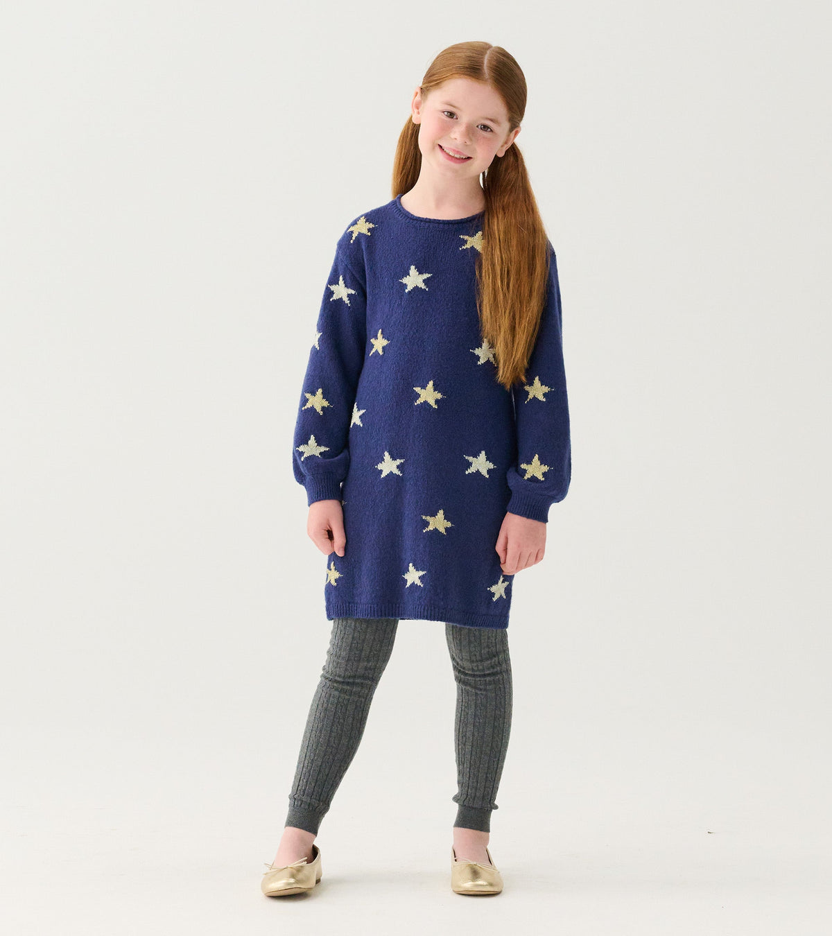 Girls Charcoal Cable Knit Tights - Hatley Girls