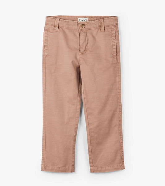 Boys Khaki Twill Pants - Hatley Boys