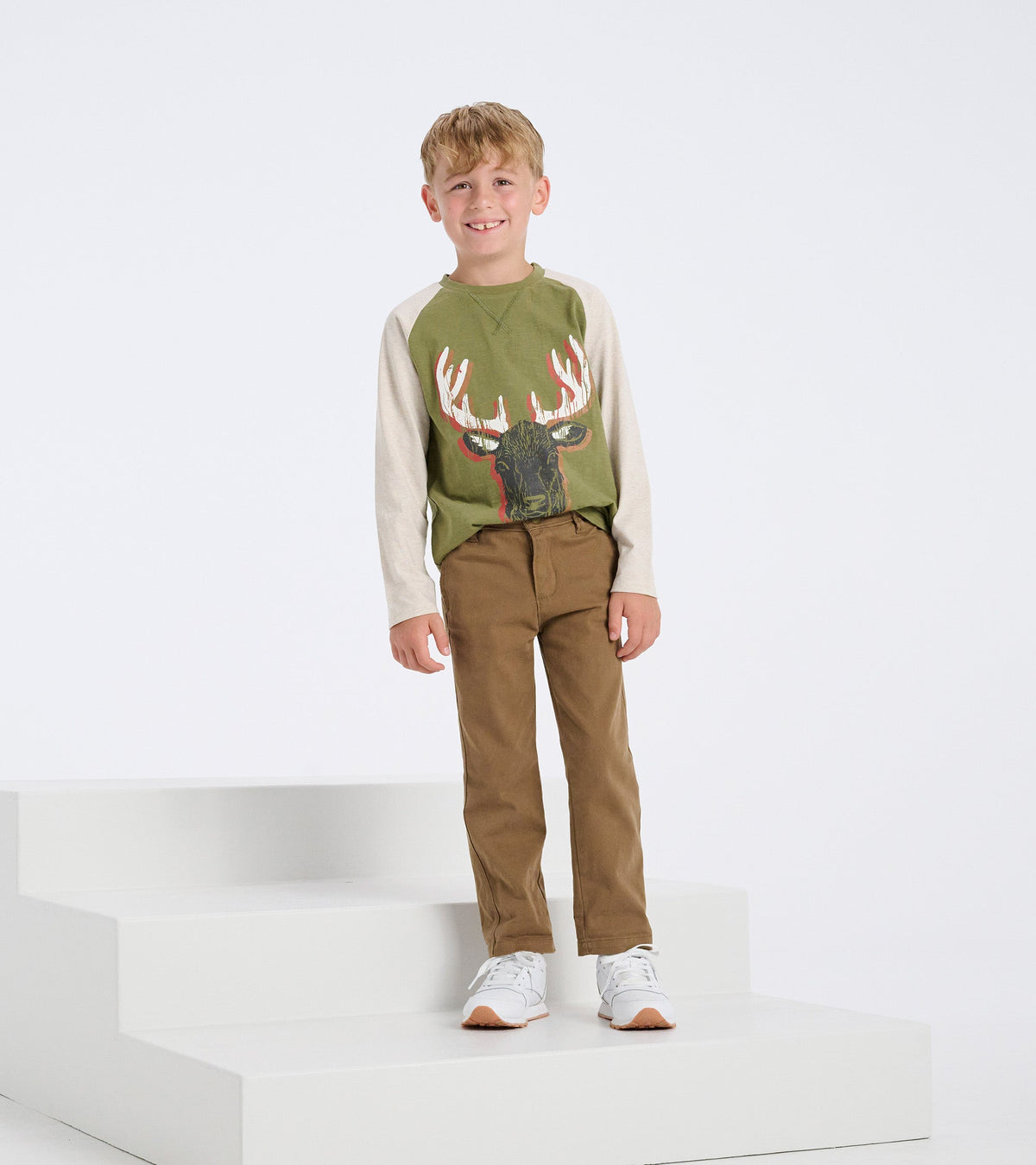 Boys Khaki Twill Pants - Hatley Boys