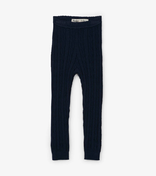 Baby Navy Cable Knit Leggings - Hatley Baby & Toddler