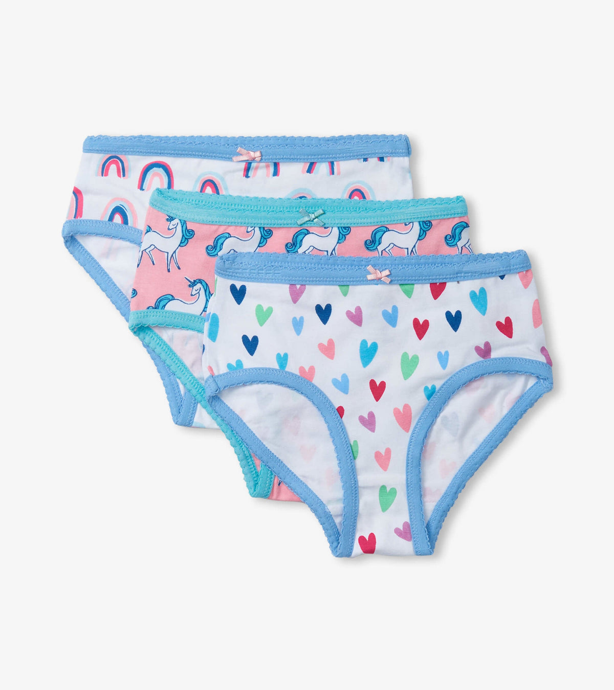Pretty Patterns Girls Brief Underwear 3 Pack - Hatley Girls