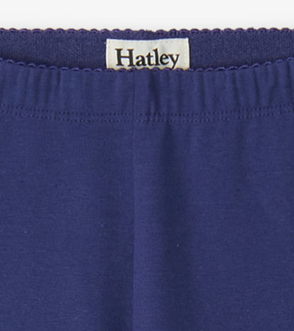 Girls Navy Leggings - Hatley Girls