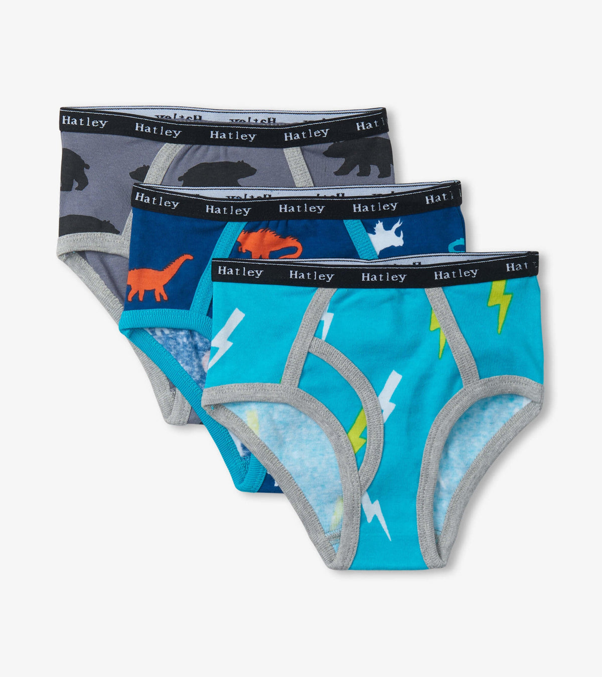 Boys Silhouette Nature 3 Pack Classic Briefs - Hatley Boys