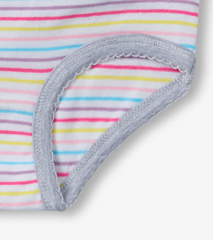 Girls Vibrant Stripes 3 Pack Hipster Underwear - Hatley Girls