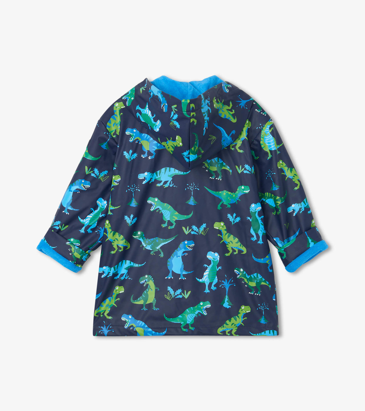 Boys Dino Button-Up Raincoat - Hatley Boys