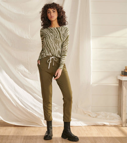 Adrien Jogger - Loden Green Melange - Hatley Women