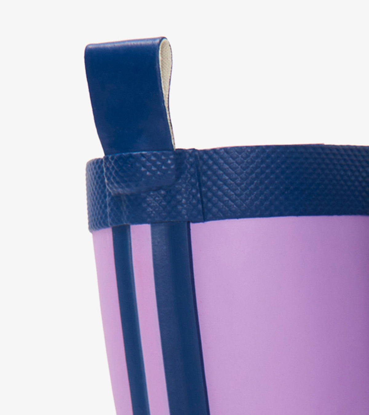 Kids Lilac And Navy Matte Rain Boots - Hatley Girls