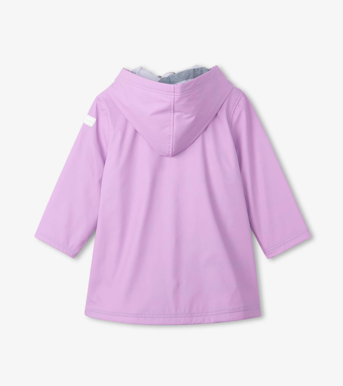Girls Lilac Button-Up Rain Jacket - Hatley Girls