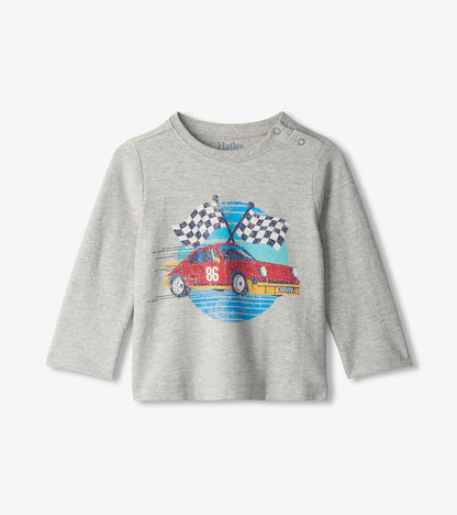 Baby & Toddler Boys Checkered Flag Long Sleeve T-Shirt - Hatley Baby & Toddler