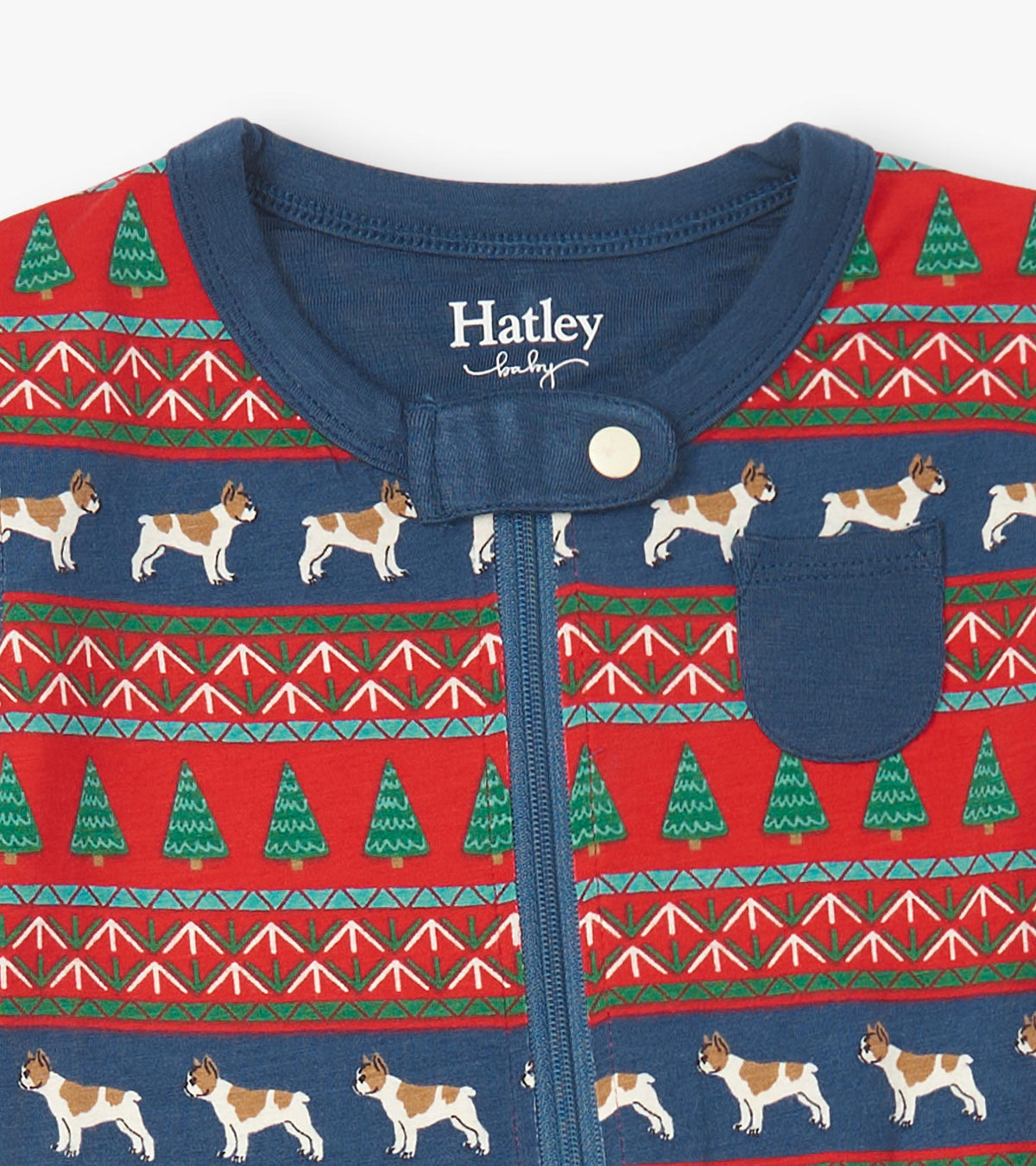 Baby Bulldog Fair Isle Bamboo Footed Sleeper - Hatley Baby & Toddler