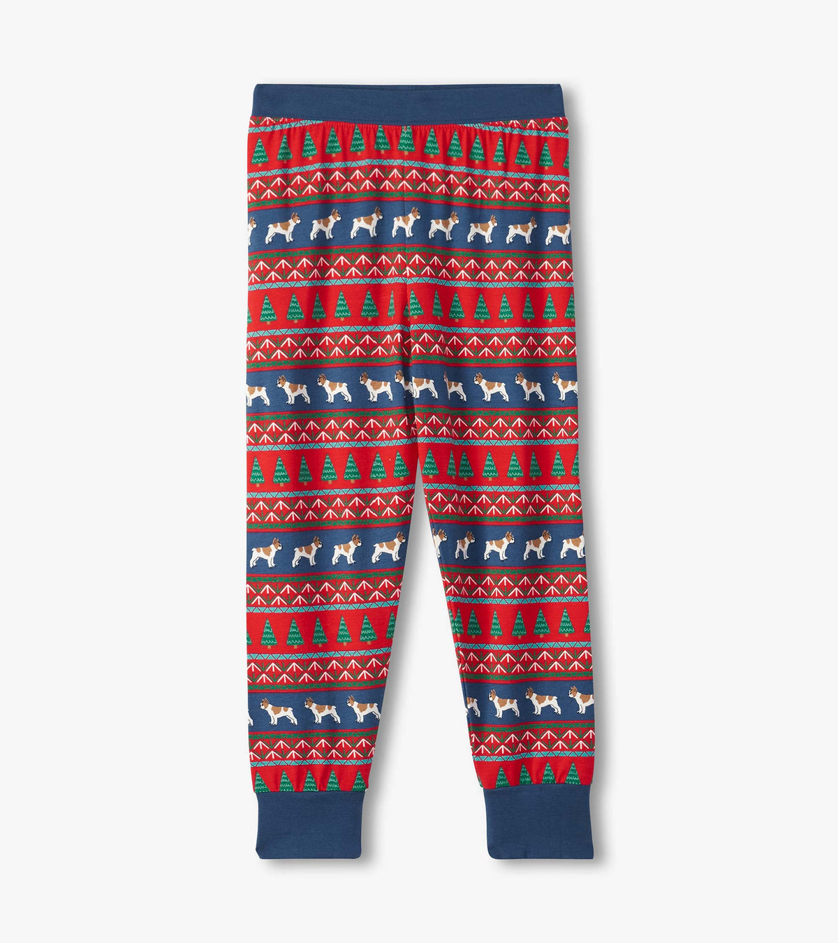 Boys Bulldog Fair Isle Bamboo Pajama Set - Hatley Boys